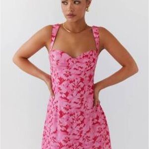 Peppermayo Pink Floral Dress